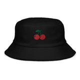 Bucket Hat Frottee Cherries