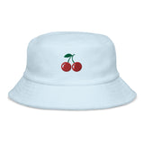 Bucket Hat Frottee Cherries