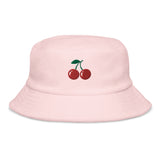 Bucket Hat Frottee Cherries